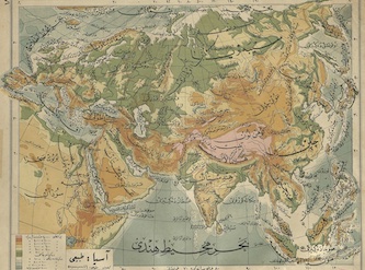 Late Ottoman map of Asia. It was produced by the famous London map makers George Phillip & Sons. 